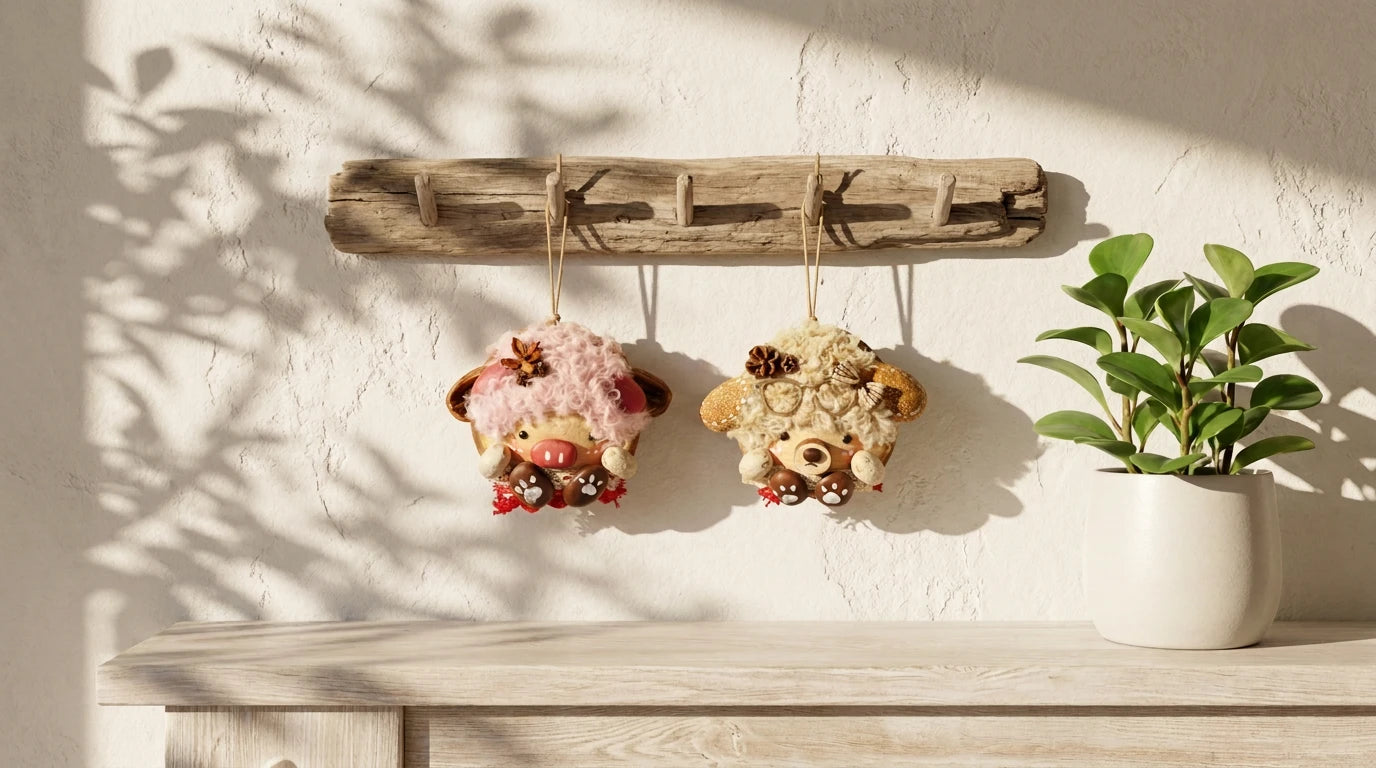 Plush Bear & Pink Piggy