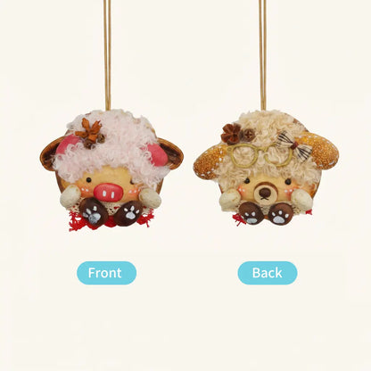 Plush Bear & Pink Piggy