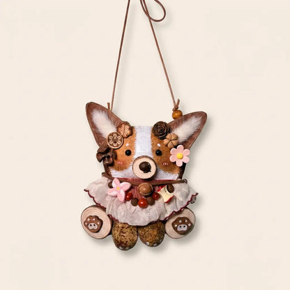 Woodland Corgi Charm