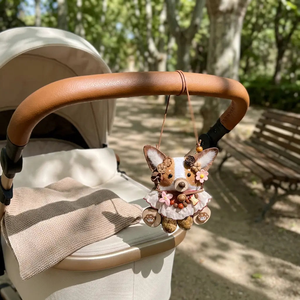 Woodland Corgi Charm
