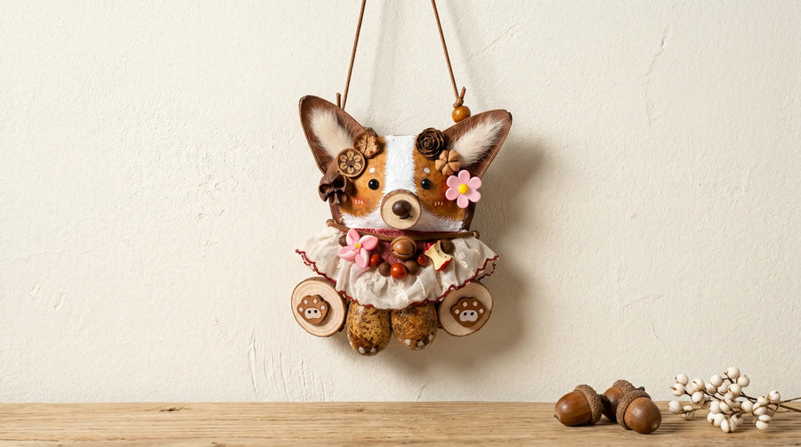 Woodland Corgi Charm