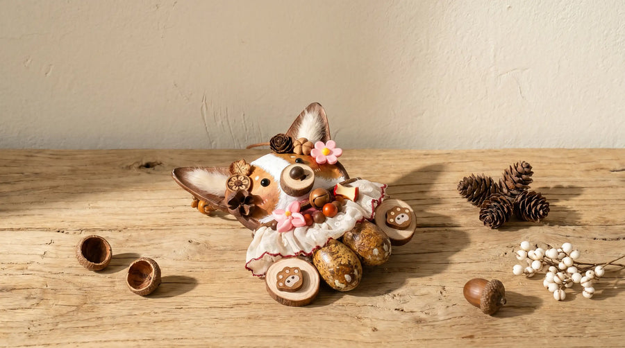 Woodland Corgi Charm