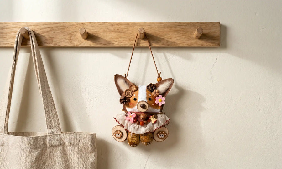 Woodland Corgi Charm