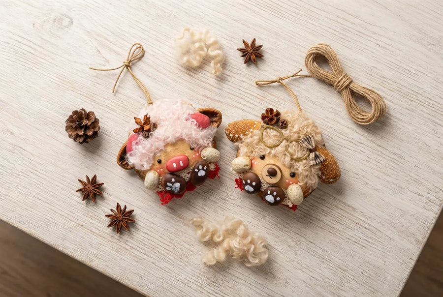 Plush Bear & Pink Piggy